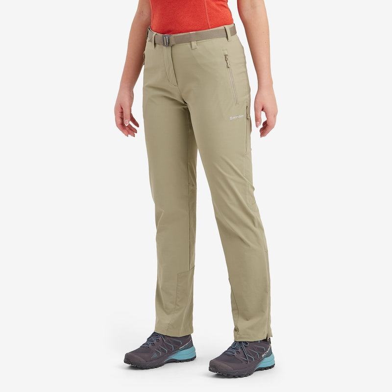 Khaki Montane Terra Stretch Women's Trousers | UMF854QS