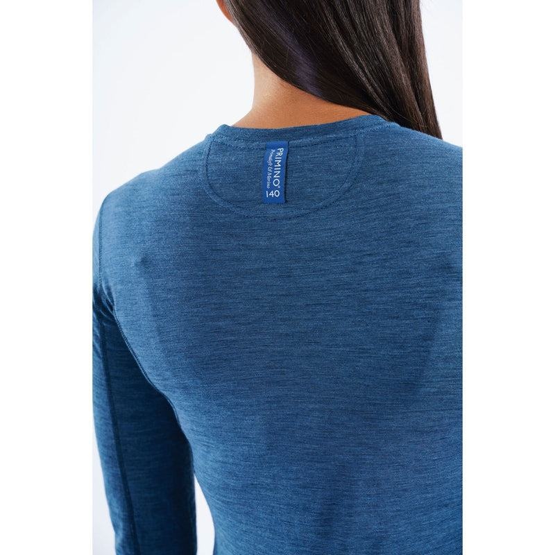 Navy Blue Montane Primino 140 Long Sleeve Women's T Shirts | HKD9147GC