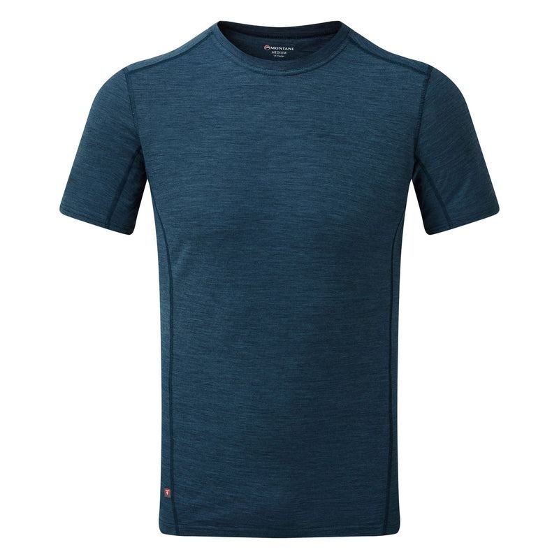 Navy Blue Montane Primino 140 Men\'s T Shirts | CFH9043LG