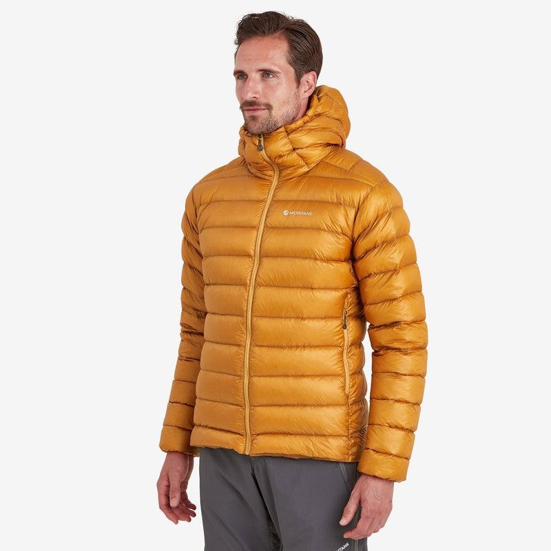 Orange Montane Alpine 850 Lite Hooded Men's Down Jackets | VEC22JV