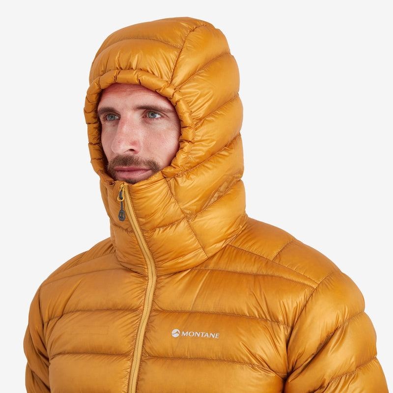 Orange Montane Alpine 850 Lite Hooded Men's Down Jackets | VEC22JV