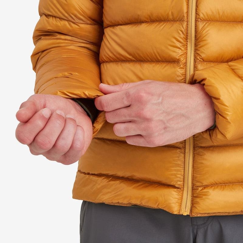 Orange Montane Alpine 850 Lite Hooded Men's Down Jackets | VEC22JV