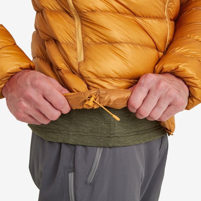 Orange Montane Alpine 850 Lite Hooded Men's Down Jackets | VEC22JV