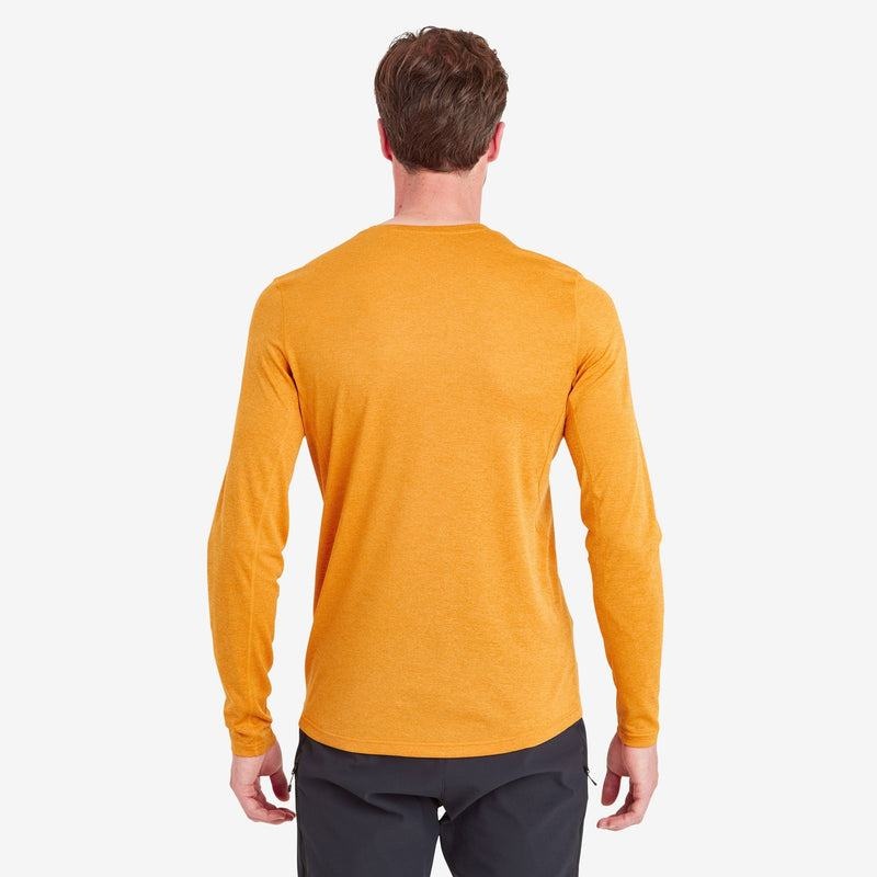 Orange Montane Dart Long Sleeve Men's T Shirts | NPA8974BF