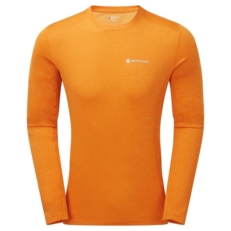 Orange Montane Dart Long Sleeve Men\'s T Shirts | NPA8974BF