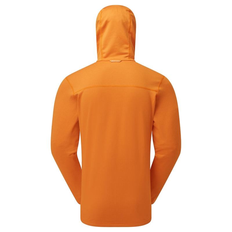 Orange Montane Protium Hooded Men's Fleece Jackets | JBW958ZZ