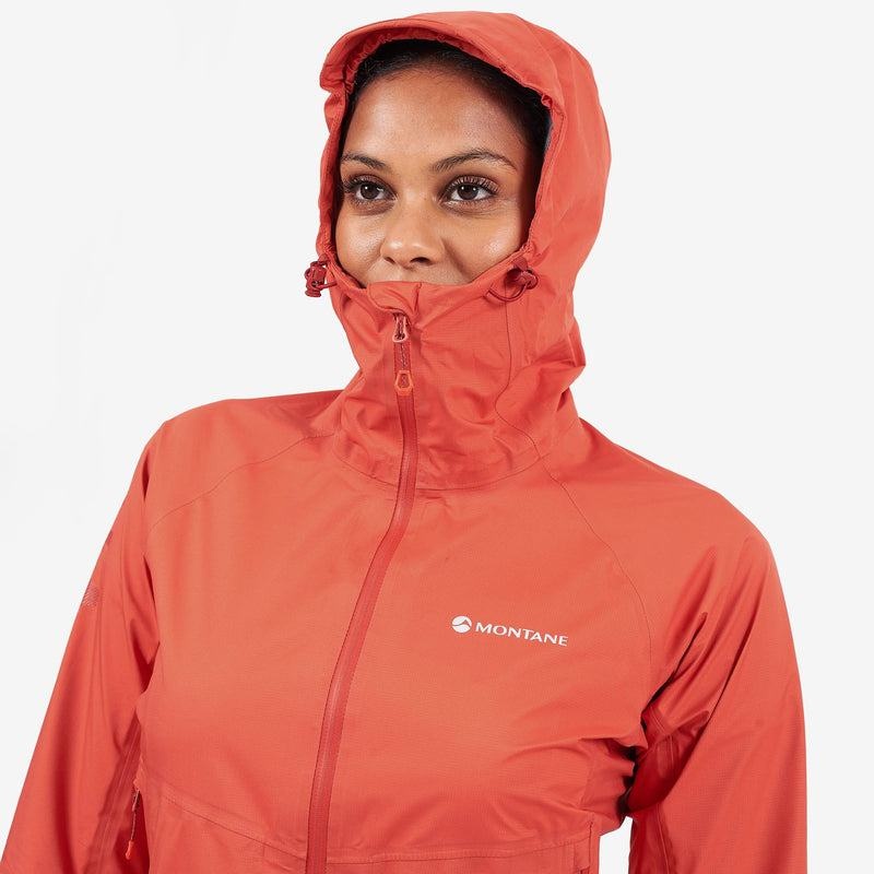 Orange Montane Spine Women's Waterproof Jackets | VGP1546XA