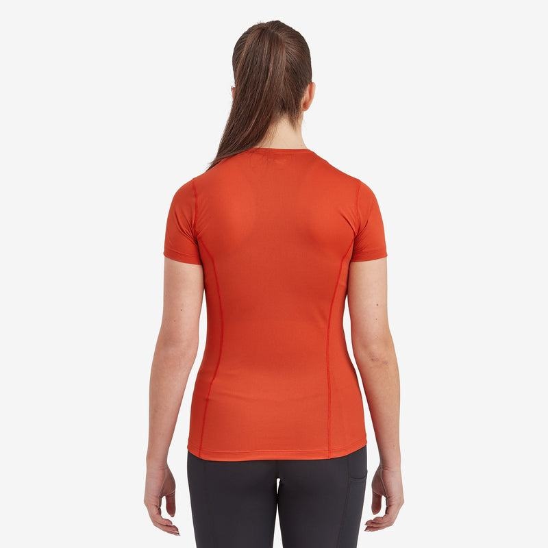 Orange Red Montane Dart Lite Women's T Shirts | TJY126JJ