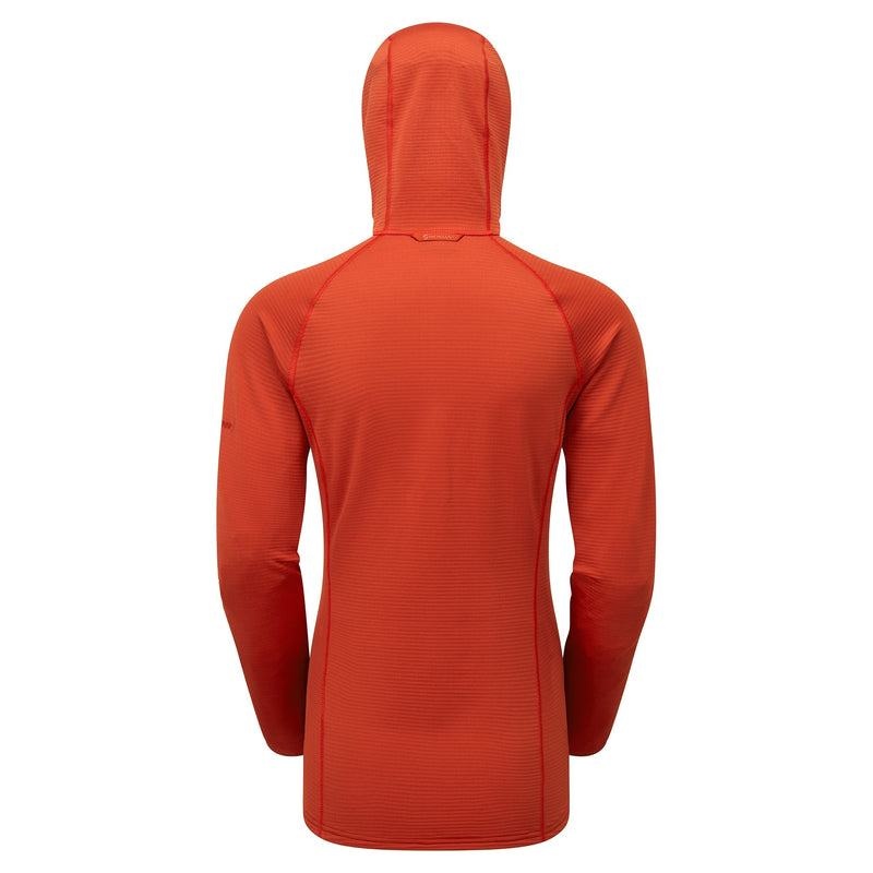 Orange Red Montane Protium Lite Hooded Pull On Women's Fleece | WXC6540XX