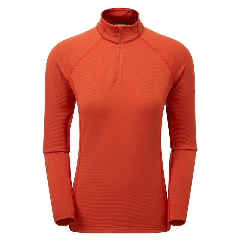 Orange Red Montane Protium Lite Pull On Women\'s Fleece | YVK6269IZ