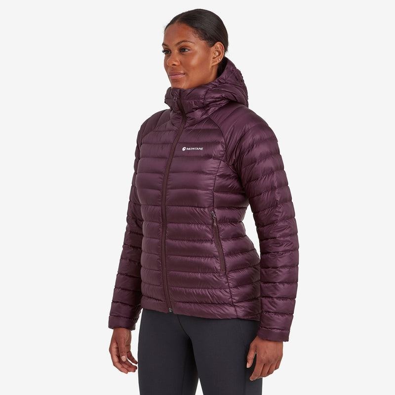 Purple Montane Anti-Freeze Hooded Women's Down Jackets | SKT7177HX