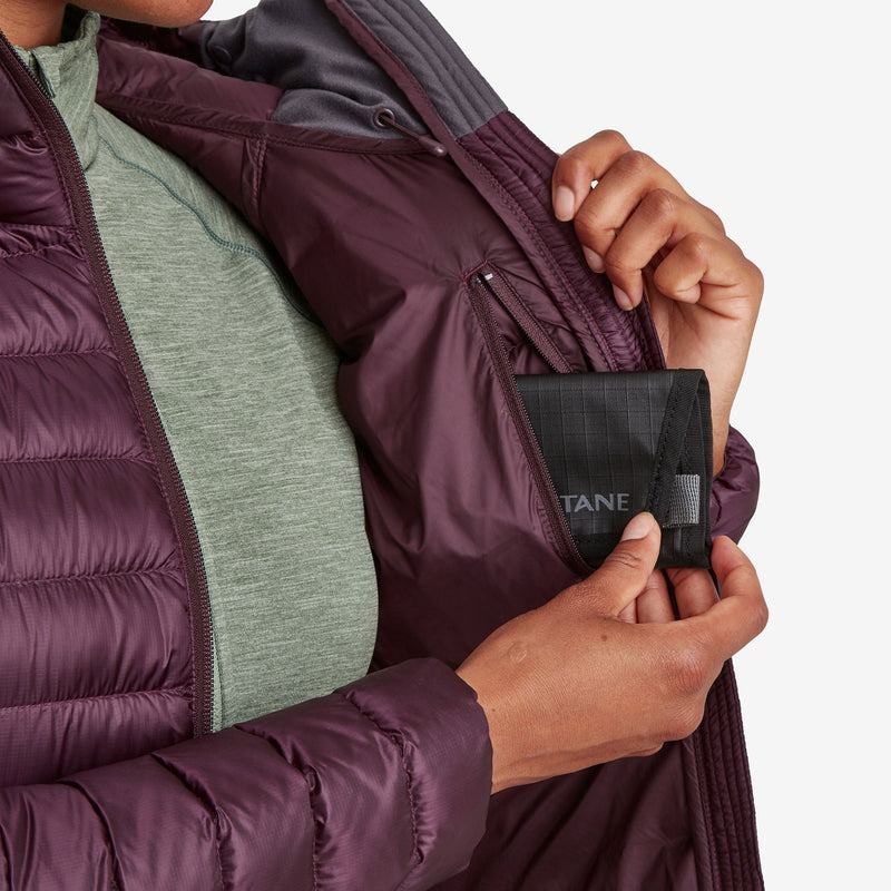 Purple Montane Anti-Freeze Hooded Women's Down Jackets | SKT7177HX