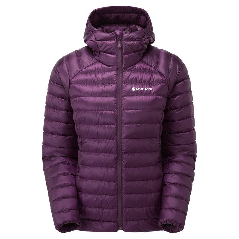 Purple Montane Anti-Freeze Hooded Women\'s Down Jackets | SKT7177HX