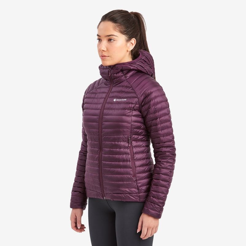 Purple Montane Anti-Freeze Lite Hooded Women's Down Jackets | HGH5454TQ