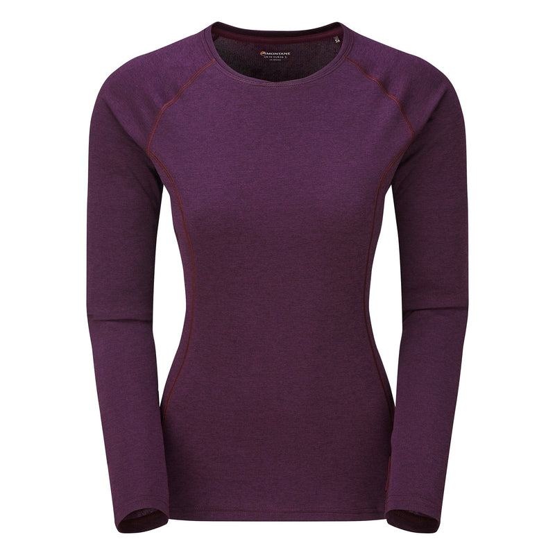 Purple Montane Dart Long Sleeve Women\'s T Shirts | MVK6260FB