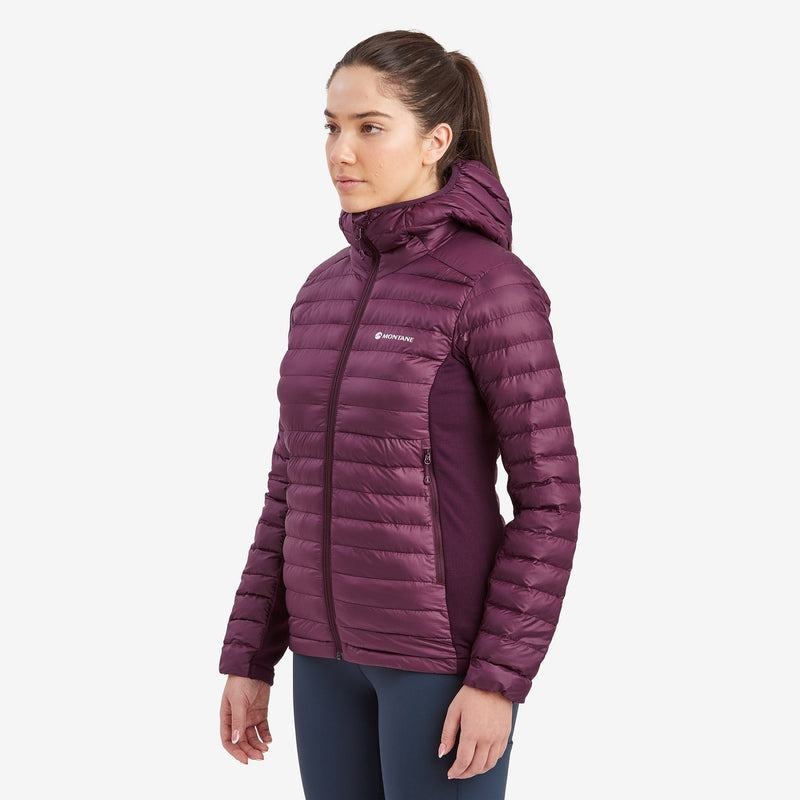 Purple Montane Icarus Lite Hooded Women's Jackets | SGR1566JV