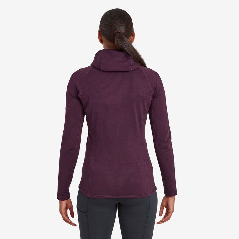 Purple Montane Protium Hooded Women's Fleece Jackets | KHJ2522LP