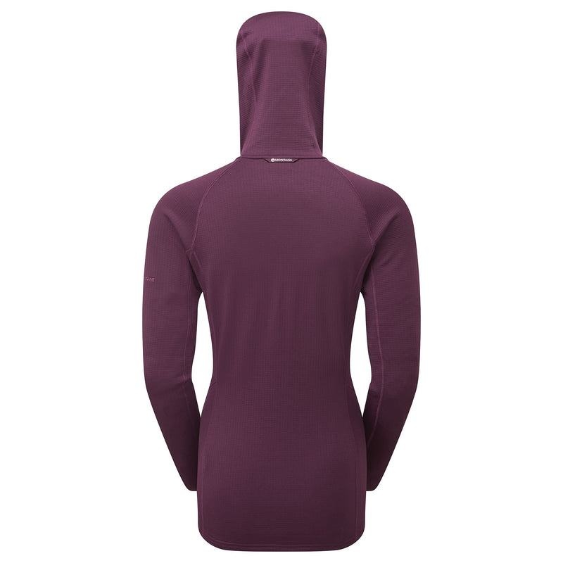 Purple Montane Protium Hooded Women's Fleece Jackets | KHJ2522LP