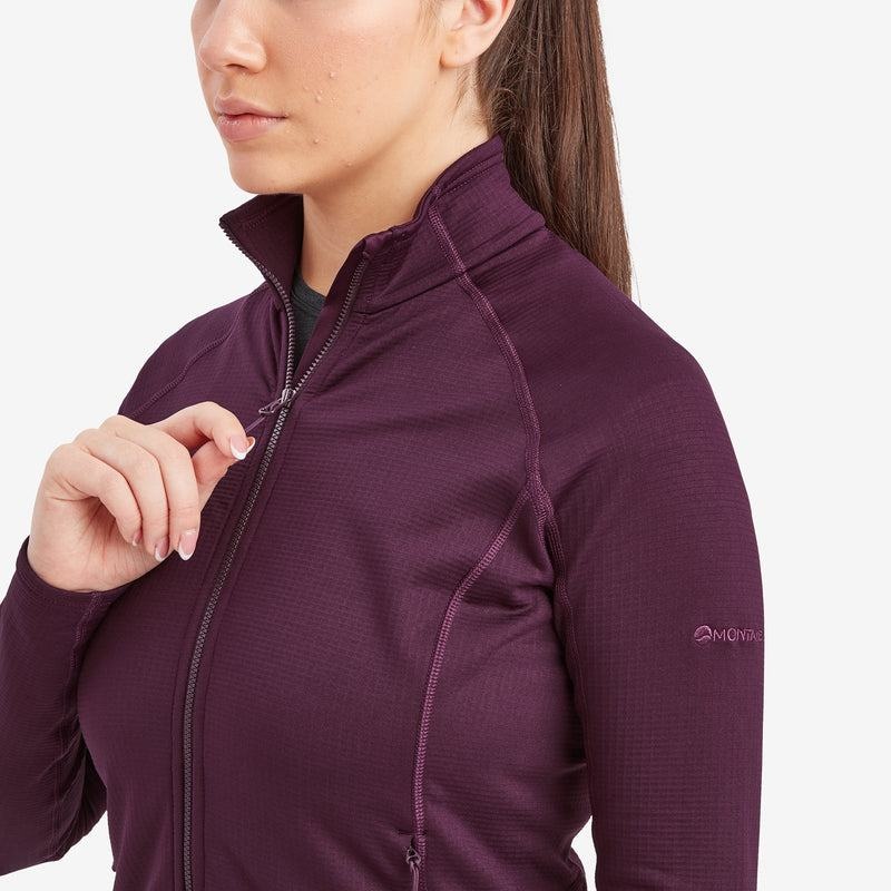 Purple Montane Protium Women's Fleece Jackets | KVE9314XY