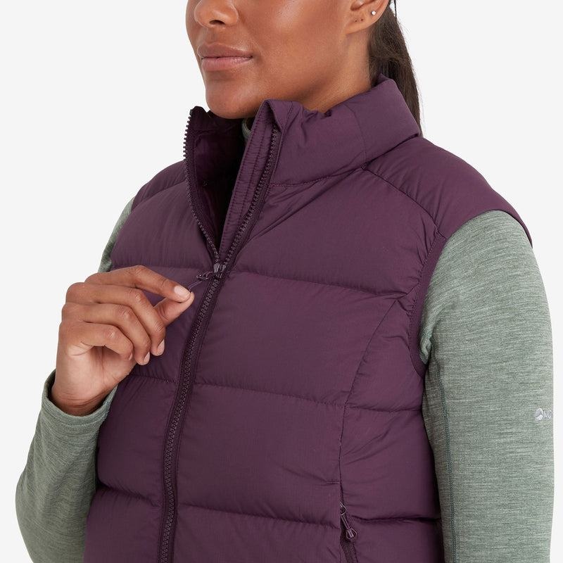 Purple Montane Tundra Down Women's Vest | HPW1031XH