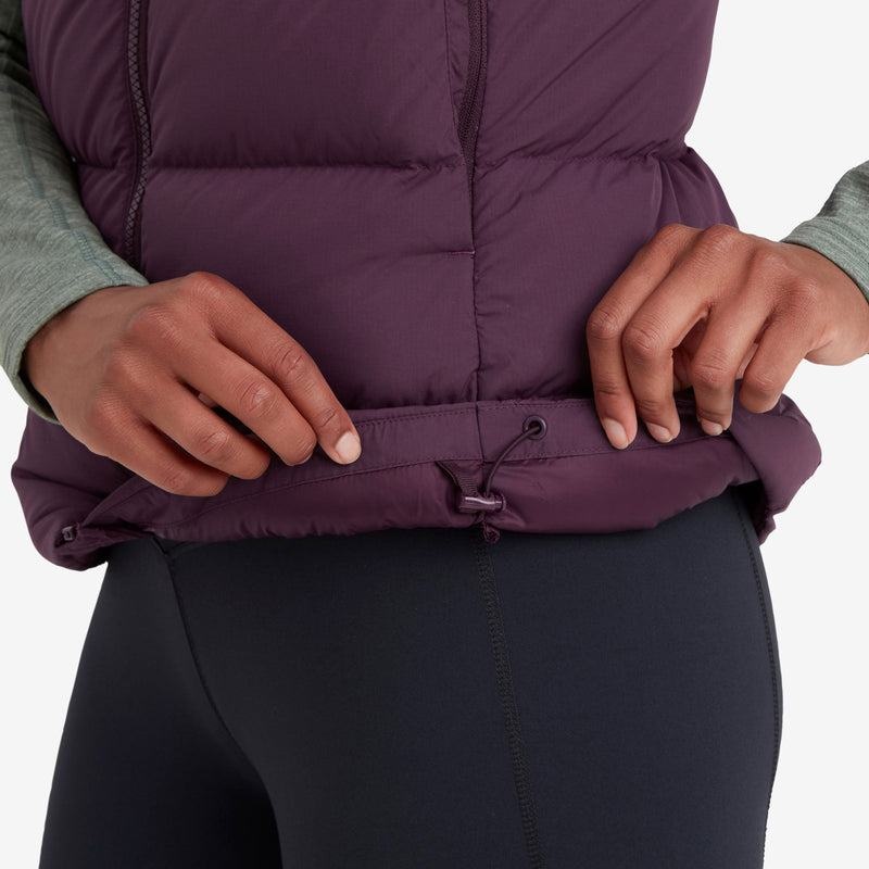 Purple Montane Tundra Down Women's Vest | HPW1031XH