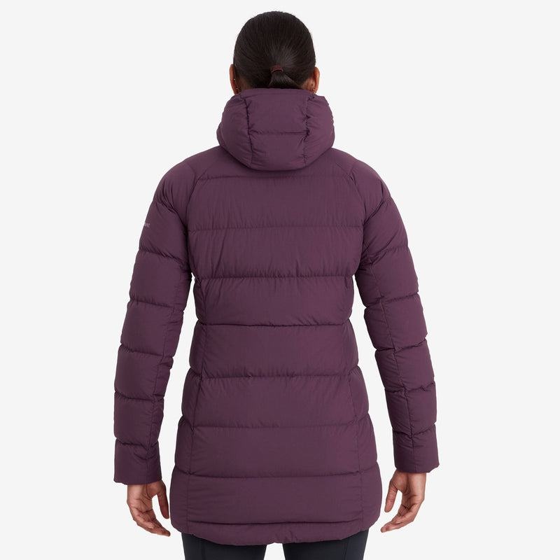 Purple Montane Tundra Hooded Women's Down Jackets | RTQ4335GM