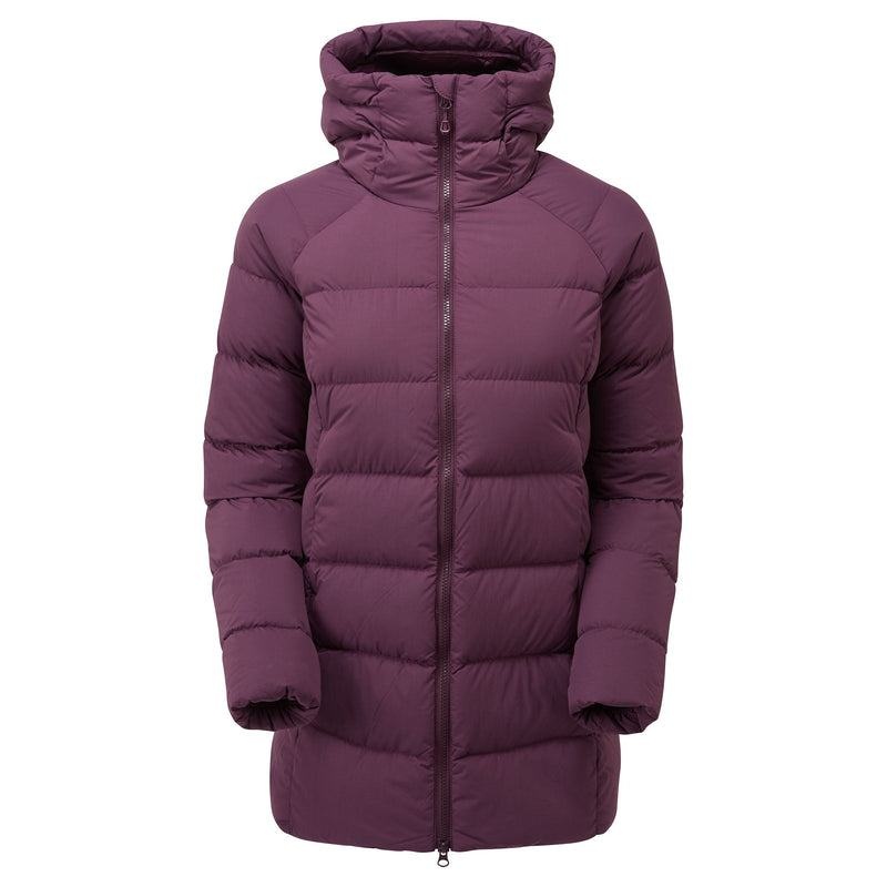 Purple Montane Tundra Hooded Women\'s Down Jackets | RTQ4335GM