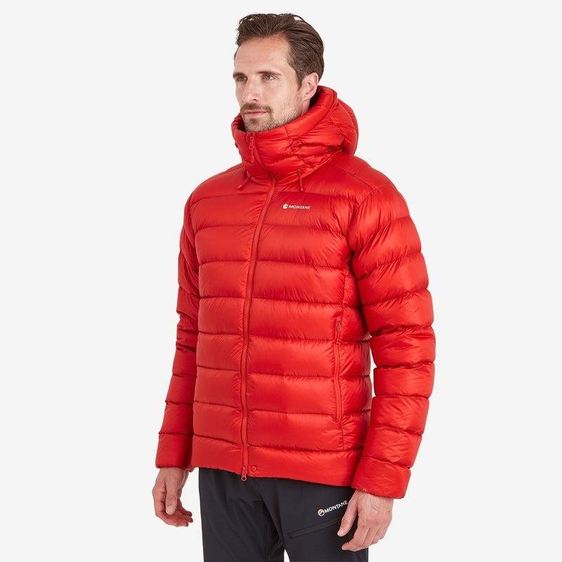 Red Montane Anti-Freeze XT Hooded Men's Down Jackets | WPE8311OR