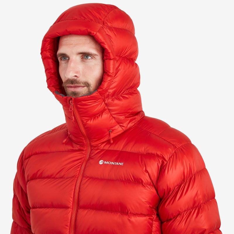 Red Montane Anti-Freeze XT Hooded Men's Down Jackets | WPE8311OR