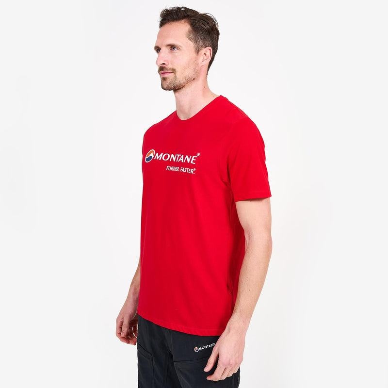 Red Montane Lightweight Classic Men's T Shirts | SUI6833VU