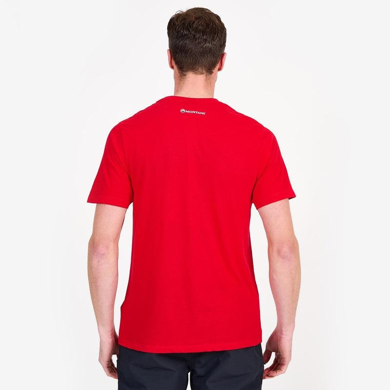 Red Montane Lightweight Classic Men's T Shirts | SUI6833VU