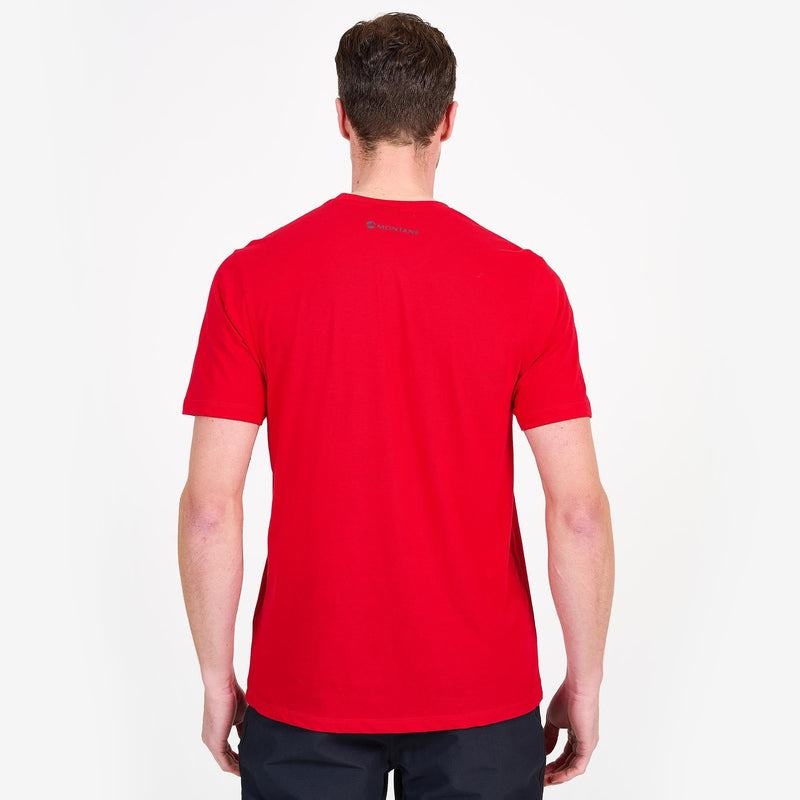 Red Montane Lightweight Mono Men's T Shirts | UTD9368YG