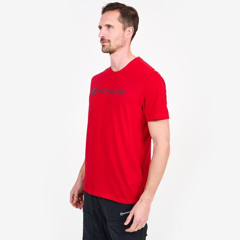 Red Montane Lightweight Mono Men's T Shirts | UTD9368YG