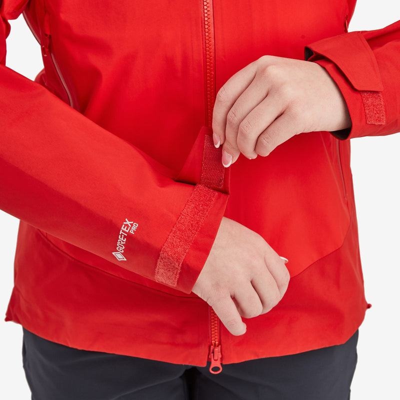 Red Montane Phase XPD Women's Waterproof Jackets | KKH2535BL