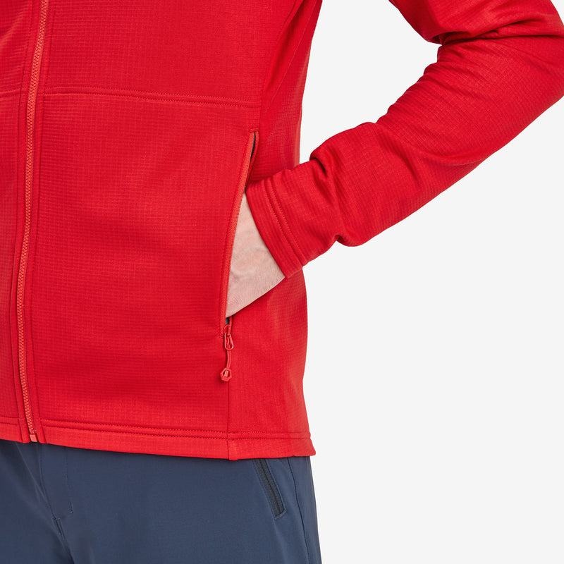 Red Montane Protium Men's Fleece Jackets | IXQ5565JB