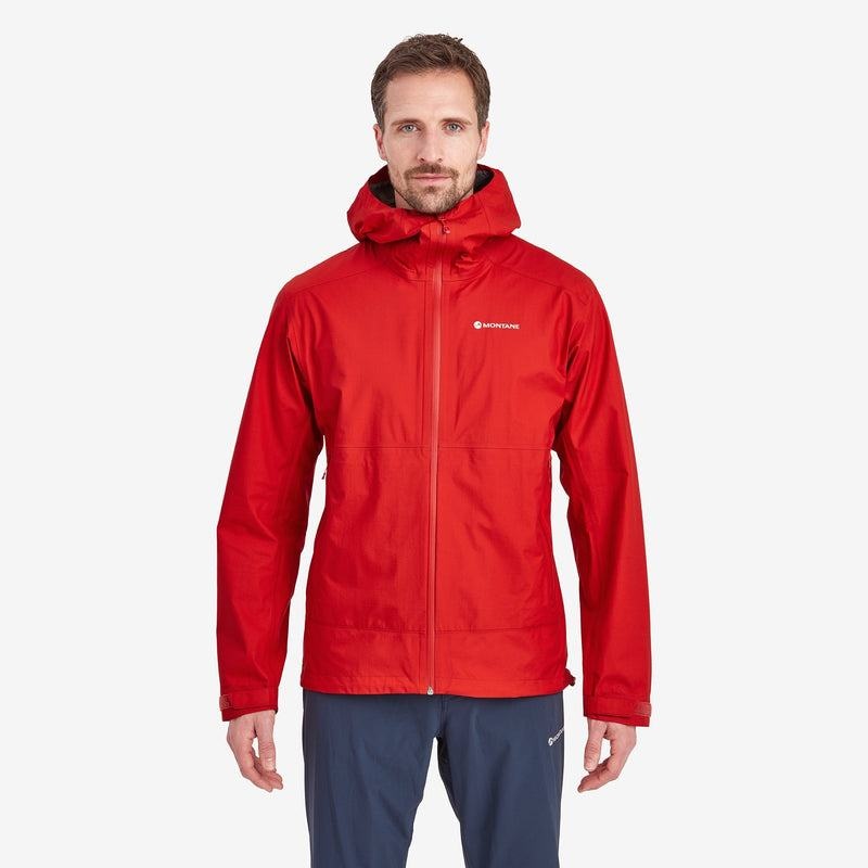 Red Montane Spirit Lite Men's Waterproof Jackets | TIZ5737OB