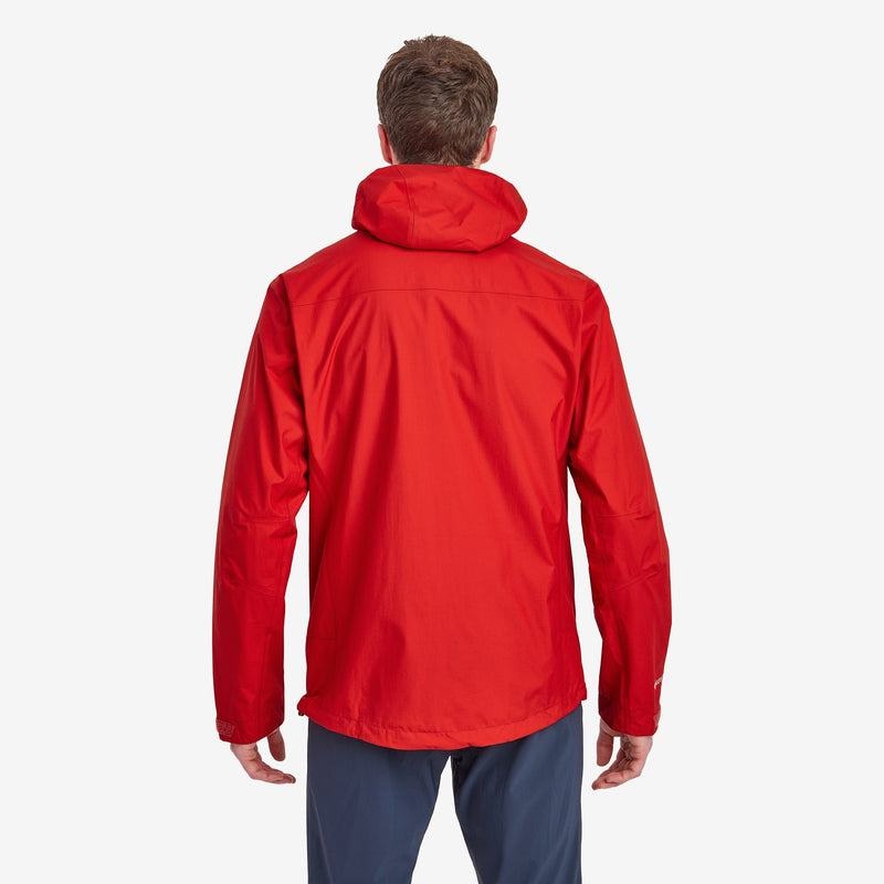 Red Montane Spirit Lite Men's Waterproof Jackets | TIZ5737OB