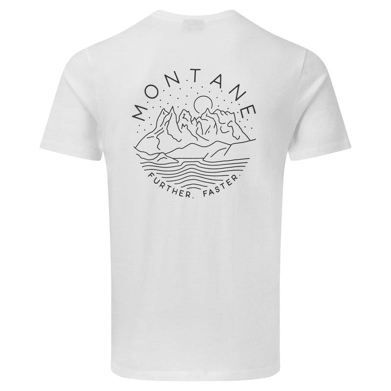 White Montane Starscape Men's T Shirts | BIG9178HL