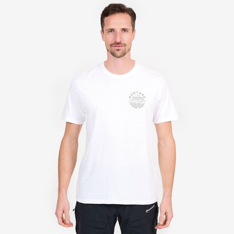 White Montane Starscape Men's T Shirts | BIG9178HL