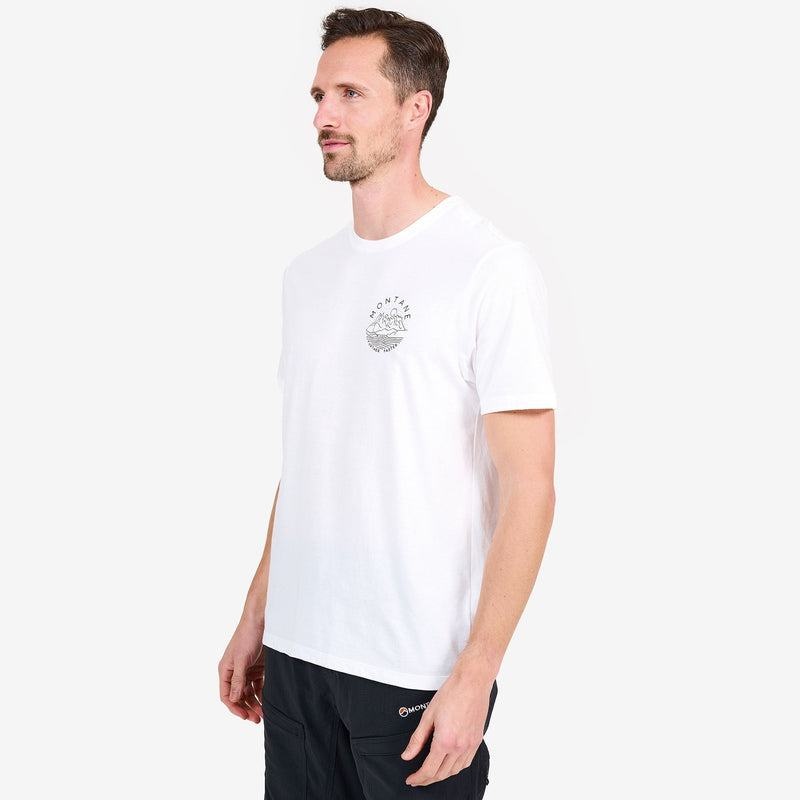 White Montane Starscape Men's T Shirts | BIG9178HL